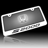 Honda S2000 Solid Brass Chrome License Frame