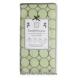 SwaddleDesigns Lime Swaddle- Mod Circles