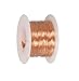 24 Ga Bare Copper Wire 100 Ft Spool (Dead Soft)