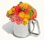 Flour Sifter Is Constructed of Stainless Steel with One Hand Mechanism. Sifter Is of Commercial Grade and Comes with a Glass Vase Inside the Sifter That Holds Our Lush Fresh Flower Arrangement of Roses, Hypericum Berries, Dianthus and More. Why Send an Ordinary Vase When You Can Send a Commercial Grade Sifter Used As a Vase That the Recipient Will Have Years of Use!