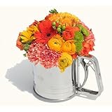 Progressive International 5-Cup Triple-Screen Stainless-Steel Flour Sifter