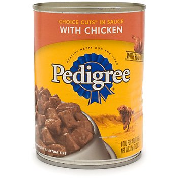 Pedigree Dog Food, Choice Cut's in Sauce with Chicken, 13.2 oz (Pack of 24)