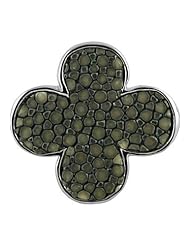 Grey Finger Ring - Genuine Stingray Skin Leather