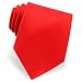 Poinsettia Red by Elite Solid red silk ties