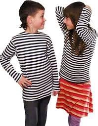 Kids' Long-Sleeved Telnyashka Russian NAVY Striped Shirt(6-7years)