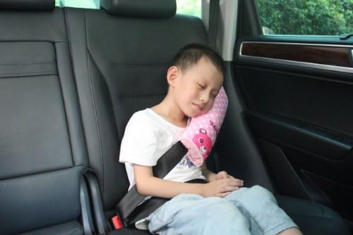 Bear Pattern Pink Good Reputation Soft Car Seat Belt Shoulder Pillow Pad