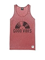 Seventy Seven Camiseta Tirantes Good Vibes (Rojo)