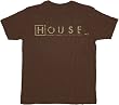Fox House M.D. Logo Script Brown T-Shirt Tee