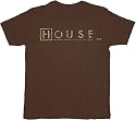 Fox House M.D. Logo Script Brown T-Shirt Tee