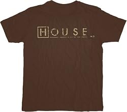 Fox House M.D. Logo Script Brown T-Shirt Tee