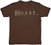 Fox House M.D. Logo Script Brown T-Shirt Tee