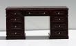 Dollhouse Miniature Mahogany Bankers Desk