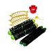 Comprehensive Maintenance Kit For iRobot Roomba 500 Series, Includes Two Replacement Bristle Brushes With End Caps And Bearings, Two Flexible Beater Brushes With Bearings, Three Side Brushes With Screw, Three Reusable Filters And A Brush Cleaning Tool. Compatible With Roomba 500 Series Robots With A Red Or Green Cleaning Head.