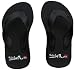 Quiksilver Boys Black Flip Flops 10 11 12 13 1 & 2 Childrens Sizes