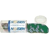 25 GREEN NexGen Las Vegas Poker Chips in Retail Tube