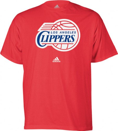 NBA Men's Los Angeles Clippers Short Sleeve T- Shirt (Red, XX Large)