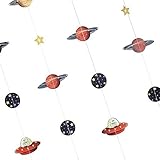 Ginger Ray Space Adventure Party Spaceship & Robot Kids Backdrop, Mixed