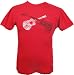 Flight of the Conchords Crossed Guitars Mens Red T-Shirt
