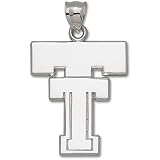 Texas Tech University TT Polished Giant Pendant (Silver)