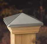 6x6 Victoria Stainless High Point Post Cap [CAPITOL CITY LUMBER]