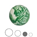 Oddballs bounce ball - green