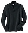 Ladies' Half Zip Mock Neck Sweater