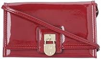 Hot Sale Anne Klein Rich And Famous On A String Wallet,Scarlet,One Size