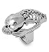 Sterling Silver Ring - Skull - Size: 8-13