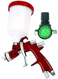Ampro AR6025 HVLP Gravity Feed Spray Gun with Regulator