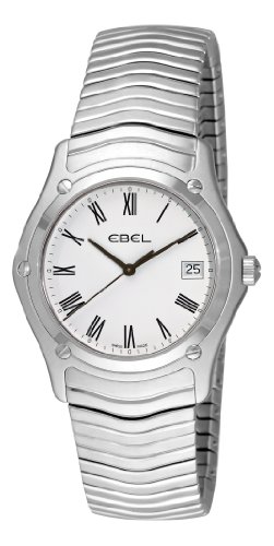 Ebel Men's 9255F41/0125 Classic White Roman Numeral Dial Watch