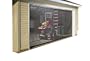 ShelterLogic 16x8 Garage Screen with Roll Up Pipe
