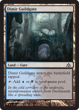 Magic: the Gathering - Dimir Guildgate - Dragon's Maze On Sale