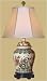 Asian Furniture - 30" Fine Chinese White Porcelain Birds & Flowers Oriental Temple Jar Table Lamp