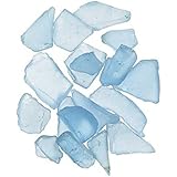 Frosted Beach Sea Glass-Sky Blue-1 lb