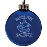 Vancouver Canucks Laser Etched Ornament (Set of 2)