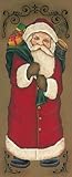Santa Clause Finest LAMINATED Print Kim Lewis 8x20
