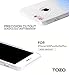 TOZO Case for iPhone 6s Shiny Shadow Bling Crystal Sparkle Premium 3 Layer Hybrid PC+TPU Semi Transparent/Exact/Soft Case for iPhone 6 (2014) / 6s (2015) 4.7 Gradient Black