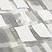 Eforgift Eco-Friendly 14 Gauge PVC Shower Curtains Waterproof,Bathroom Curtain Liner,Mosaic Clear (72WX72H)