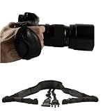 Extrabreiter flexibler Pro  Neopren Schultergurt + Top Handschlaufe / Komfortset für alle Spiegelreflexkameras.