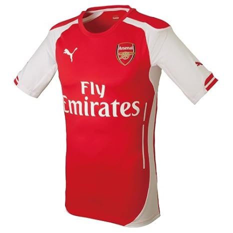 プーマ 14-15 アーセナル ホーム オーセンティックユニフォーム ハイリスクレッド×ホワイト S