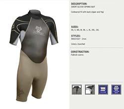 Xcel "Superlite" Short Sleeve Mens Spring wetsuit