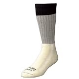 Wells Lamont 9336MN Mens Heavy-Weight Wool Boot Socks, 2-Pairs, Natural/Grey, Size: 9 - 11