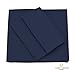 Cosy House Collection Premium Rayon Derived from Bamboo Bed Sheet Set - Cooling Blend - Deep Pocket, Ultra Soft & Breathable Bedding - 4 Piece Set (Queen, Navy Blue)
