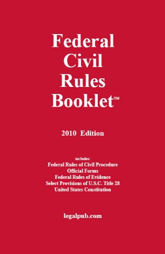 2010 Federal Civil Rules Booklet