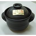 炊飯　ご飯土鍋２合炊き（二重蓋）　大黒　万古焼