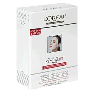 L’Oreal Advanced RevitaLift Mask, 0.74-Ounce Masks in 4-Count Box