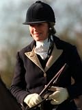 Camilla Parker Bowles Horseriding in December 1997 Photographic Poster Print, 18x24
