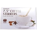 7 1/2 Inch Round Wooden Stirrer 500 count box