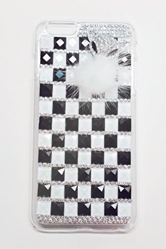 Iphone 6 Plus Case, Arhats 3d Deluxe Bling Diamante Fashion Handcrafted Crystal Rhinestone Diamond Skin Hard Case Easy Snap-on Plastic Material Perfect Fit Bumper for Drop Protection Various Color Selection for Iphone 6 Plus 5.5 Inch Screen