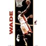(24x36) Miami Heat Dwayne Wade Dunking Sports Poster Print